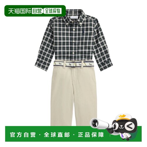 香港直邮Ralph Lauren 格子衬衫裤套装 320980522