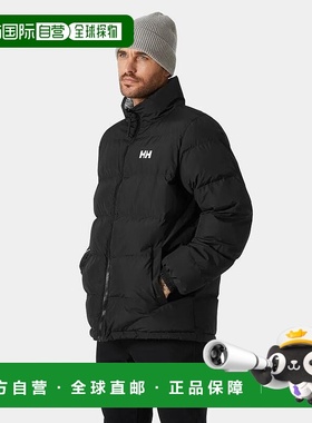 欧洲直邮Helly Hansen 男士黑色聚酯Yu23双面羽绒服海丽汉森