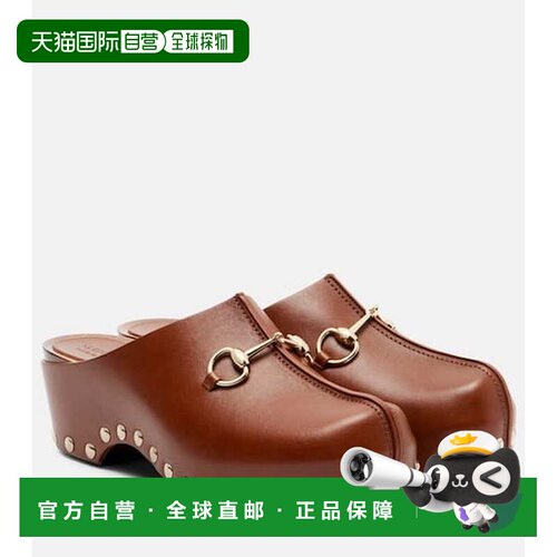 1h可退 香港直邮Gucci古驰女士高跟鞋女鞋一脚蹬