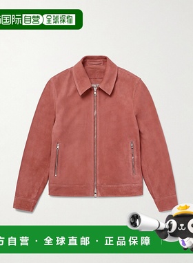 Mr P. 男士 绒面革夹克 MPO233022TERRACOTTA