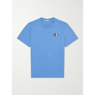 美国直邮Moncler 盟可睐 男士 Logo-Appliqued 棉针织T恤 8C00074