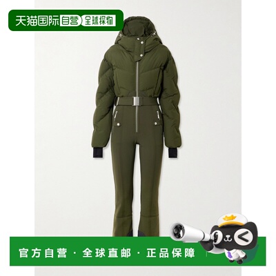 美国直邮CORDOVA 女士 Ajax hooded belted recycled quilted dow