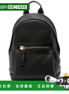 1h可退 香港直邮Tom Ford 汤姆 福特 男士 黑色皮革背包 H0397LCL