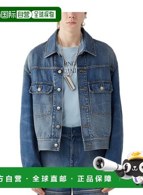 香港直发ambush蓝色棉质水洗徽标牛仔夹克休闲潮流百搭12111796