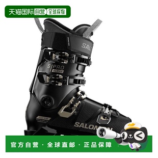 自营欧洲直邮Salomon萨洛蒙 S/PRO女士雪鞋滑雪靴新款黑色聚氨酯