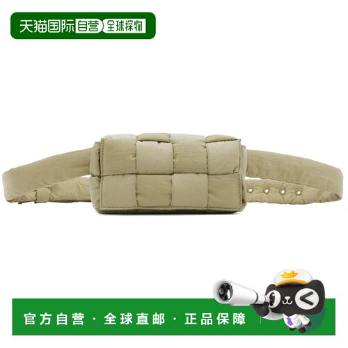 香港直邮Bottega Veneta 葆蝶家 男士 绿色 Padded Cassette 单肩