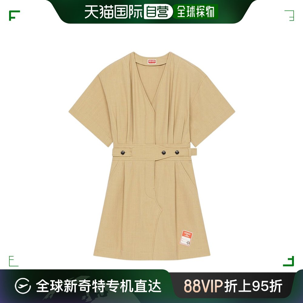 香港直邮Kenzo 工装连衣裙 FD52RO1119RW. 女装/女士精品 连衣裙 原图主图