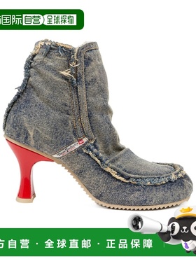 香港直邮25FW D-Woodstock 牛仔靴 Women