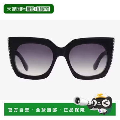 香港直邮ALAIA 女士眼镜 AA0062S001 SS2026 黑色 Square sunglas
