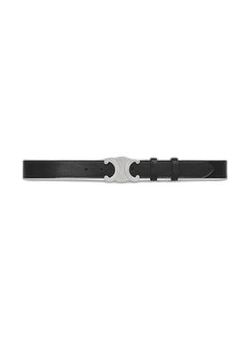 欧洲直邮CELINE(赛琳)24新品做旧小牛皮宽款凯旋腰带复古宽腰带