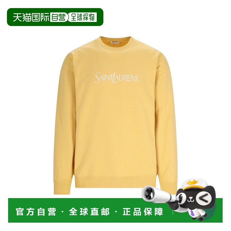 1h可退 香港直邮Saint Laurent 圣罗兰 男士 圆领卫衣 782051Y36Z