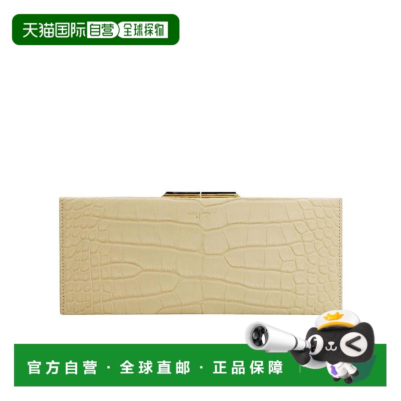 香港直邮Saint Laurent 徽标细节手拿包 697655L1Q0K