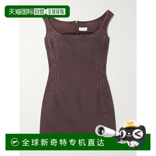 牛仔迷你连衣裙 1h可退 女士 香港直邮magda 309725BROWN butrym