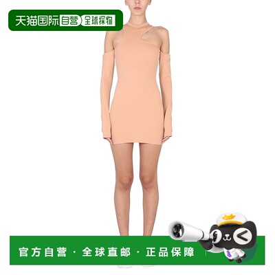 1h可退 香港直邮OFF-WHITE C O VIRGIL ABLOH 女士 不对称迷你连