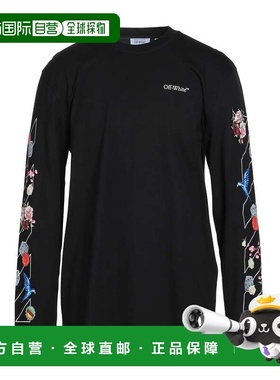 1h可退 香港直邮off-white 男士 T恤 black黑色 舒适时尚