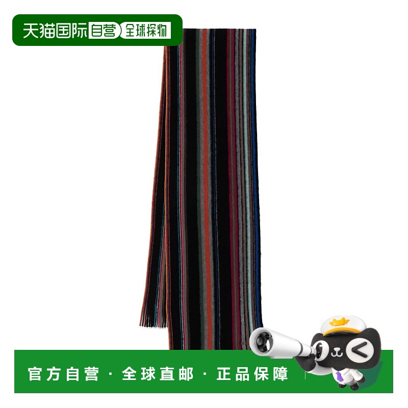 香港直邮Paul Smith 保罗 史密斯 男士 Scarfs 黑色围巾 M1A151FT