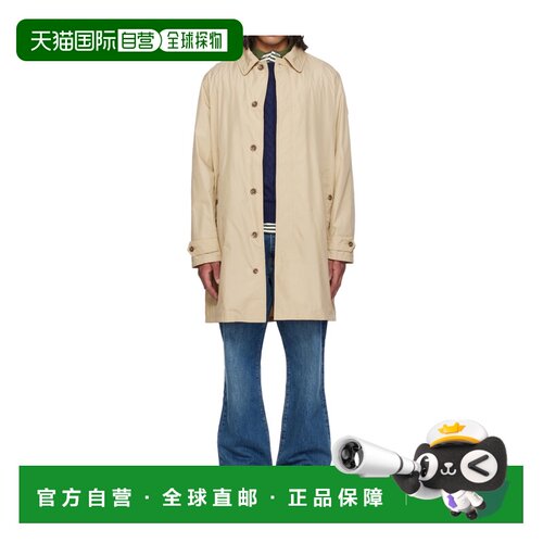 1h可退 香港直邮Polo Ralph Lauren 长袖翻领风衣 710P05066002