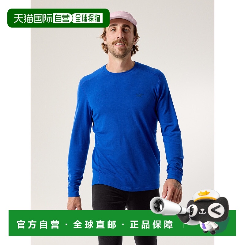 欧洲直邮ARC'TERYX (2025) 男款 Rho ML 美利奴羊毛圆领上衣