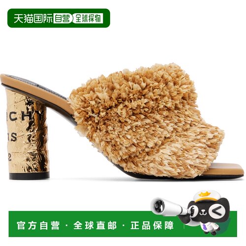 1h可退香港直邮Givenchy 纪梵希 女士 金色 Tape 凉鞋单鞋 BE30AF