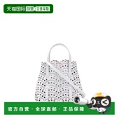 香港直邮alaia 女士 镂空单肩包 1h可退 AA1S06720C0A44 white白