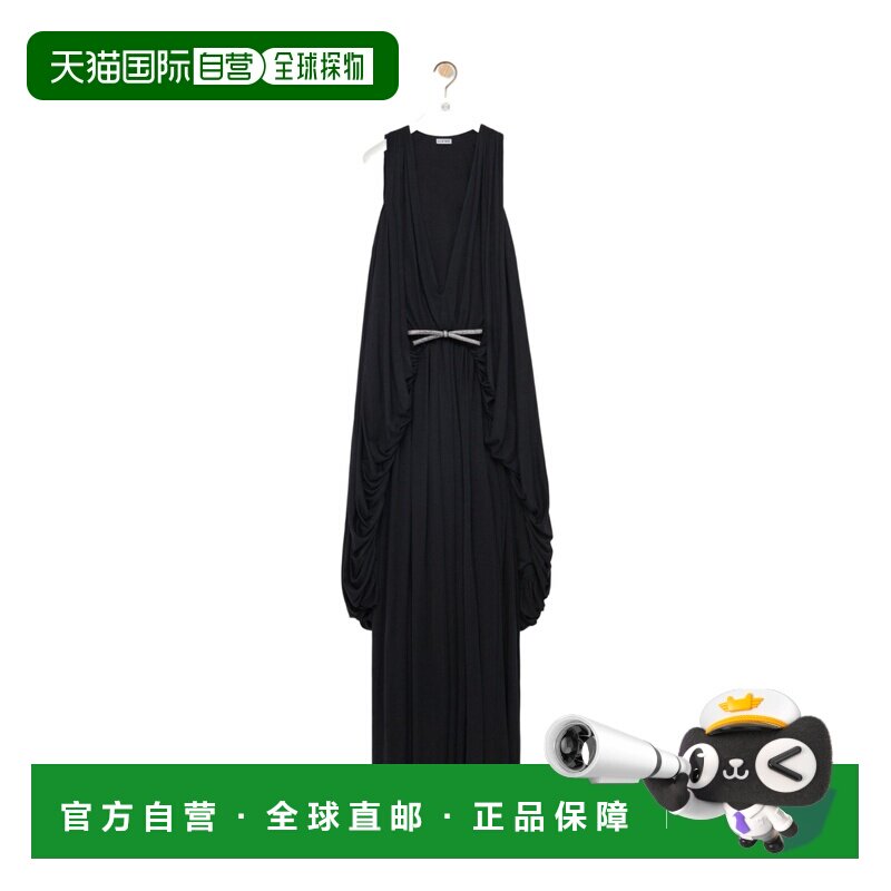 1h可退 香港直邮LOEWE 女士连衣裙 S359Y09XJ21100 SS2026 黑色