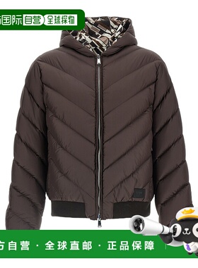 1h可退 香港直邮Fendi芬迪高领长袖带袖口连帽拉链棉服 FAA969AVI