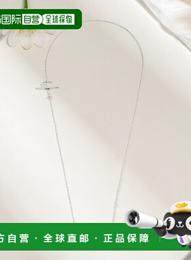 自营欧洲直邮AMI Friend of Heart 黄铜银链项链吊坠