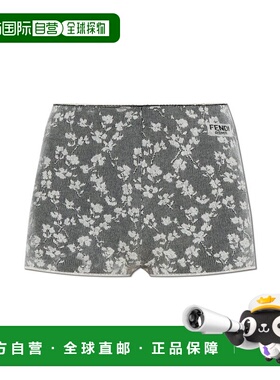 1h可退 香港直邮Fendi 芬迪 女士 花卉短裤 FZR809ATPW colorful