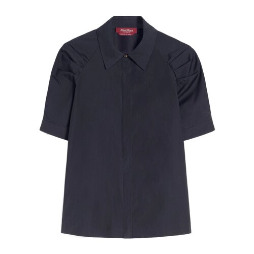 香港直邮Max Mara 府绸泡泡袖衬衫 6111036206