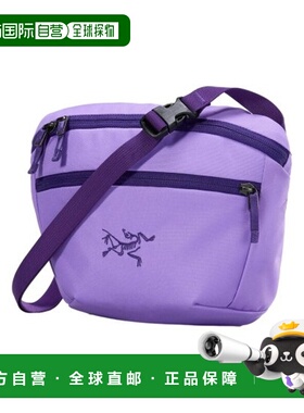 自营欧洲直邮ARCTERYX始祖鸟 MANTIS紫色再生聚酯防水腰包男女通
