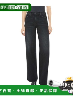 香港直邮Mother 腰带环牛仔长裤直筒裤牛仔裤 107981646