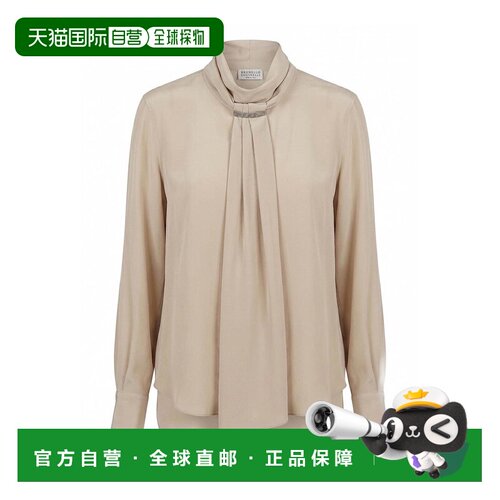 香港直邮BRUNELLO CUCINELLI 女士T恤 MB993B1G04C8561BEIGE