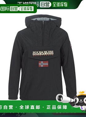 欧洲直邮Napapijri 女士 RAINFOREST WINTER 派克大衣 黑色夹克