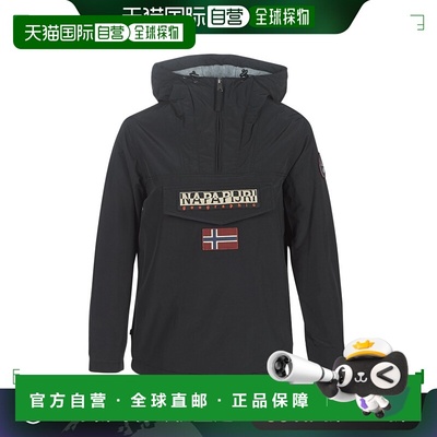 欧洲直邮Napapijri 女士 RAINFOREST WINTER 派克大衣 黑色夹克