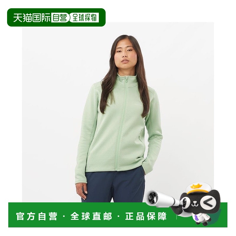自营欧洲直邮Salomon萨洛蒙 OUTLINE WARM系列女士浅绿色聚酯纤维