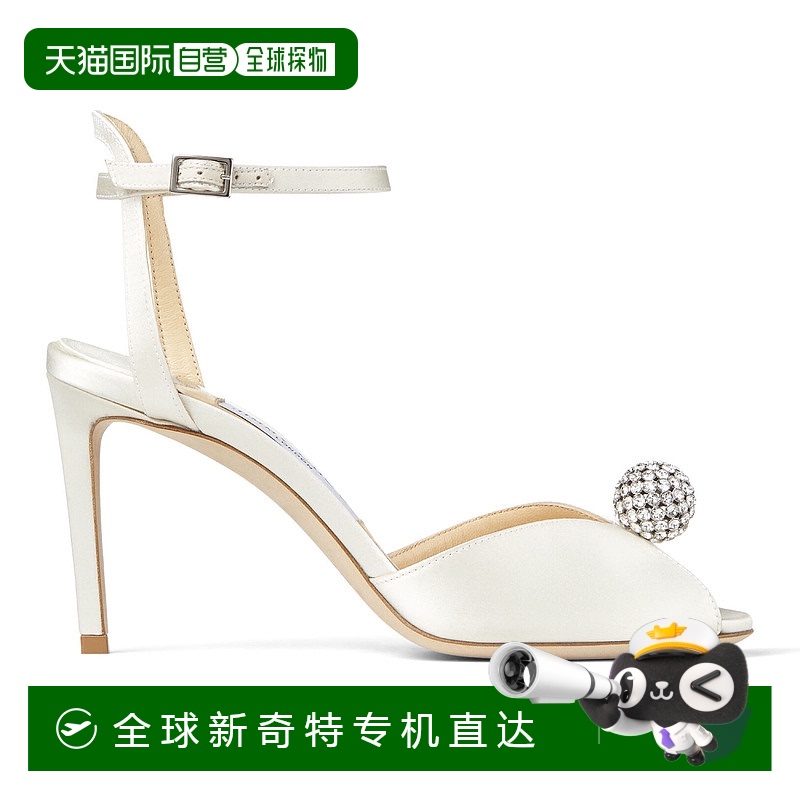 欧洲直邮JIMMY CHOO 25春夏  JCHBBBH2WHT 女士 高跟凉鞋高跟鞋