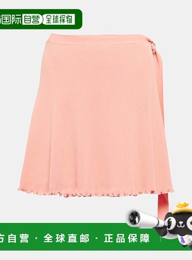 1h可退 香港直邮Live The Process 女士 Malia 边绑带迷你半身裙