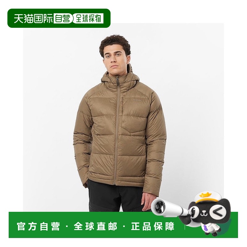 自营欧洲直邮Salomon萨洛蒙 OUTLINE DOWN系列男士浅褐色聚酰胺羽