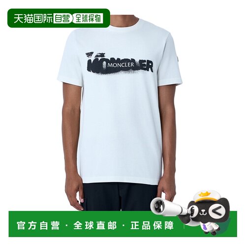 香港直邮Moncler 图案T恤 K20918C0001089AUG短袖 【付后1h可退】