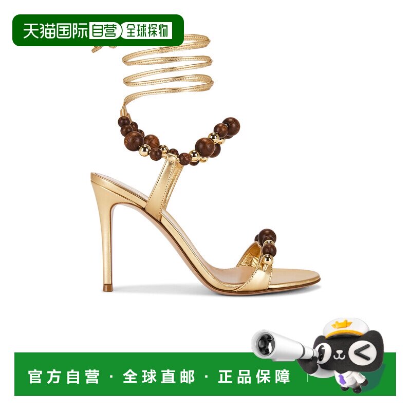 1h可退 美国直邮Gianvito Rossi 吉安维托 罗西 女士 珠饰凉鞋 G3