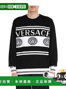 香港直邮Versace 徽标修身套衫 A86467A235922A2024范思哲