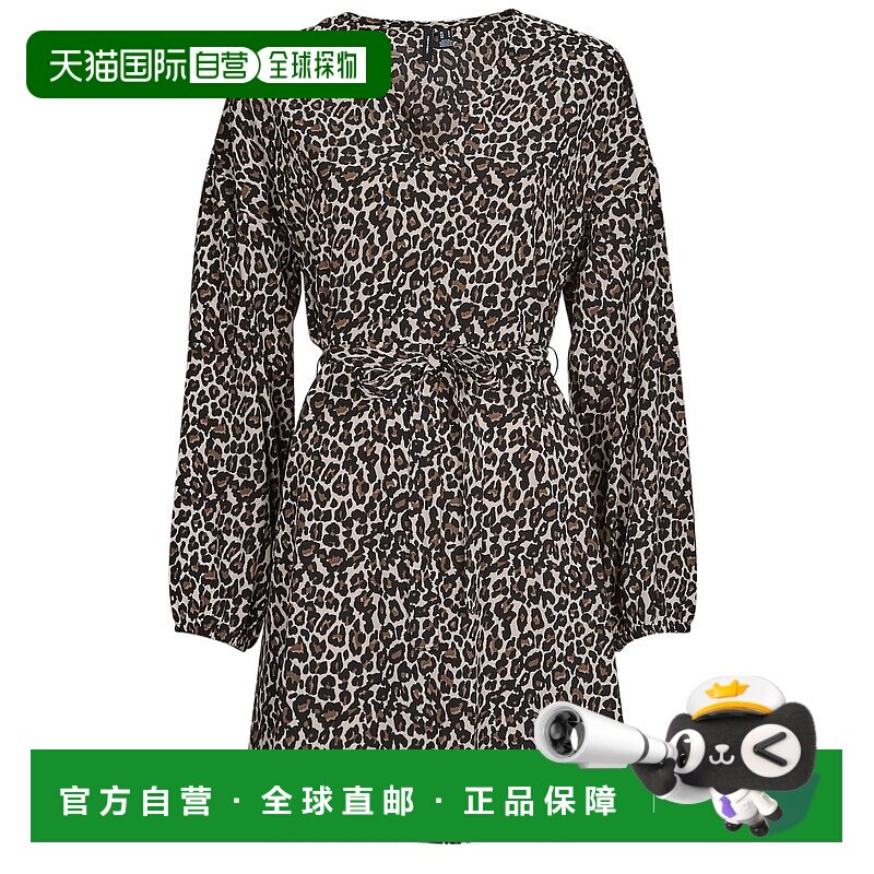 欧洲直邮Vero Moda 女士 VMNAJA LS SHORT DRESS WVN GA NOOS 短