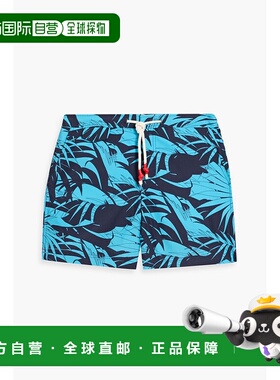 香港直邮Orlebar Brown 男士 标准版中长印花泳裤 276229CERULEAN