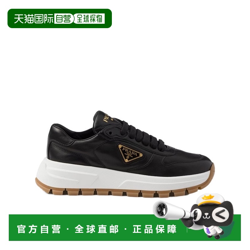 香港直邮Prada 徽标低帮休闲运动鞋 1E804M038FB045