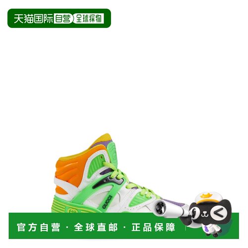 1h可退 香港直邮Gucci 古驰 女士 Basket高帮球鞋 6613102SH80