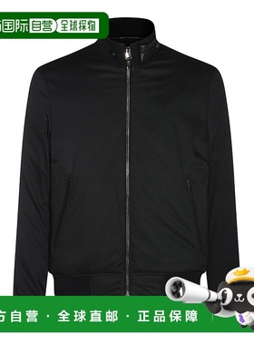 1h可退 香港直邮Canali 康钠丽 男士 黑色休闲夹克 O40996SG03220