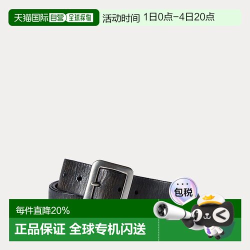 自营RALPH LAUREN拉夫劳伦RLL手工鞣制复古休闲简约裤子皮带腰带