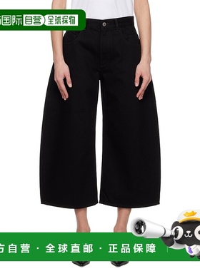 1h可退 香港直邮The Attico 女士 黑色 Long 牛仔裤 260WCP00293D