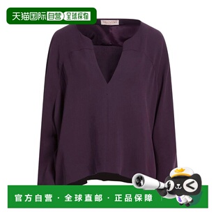 华伦天奴 舒适时尚 女士 purple紫色 上衣 香港直邮valentino