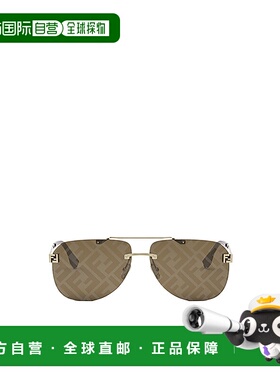 香港直邮Fendi logo标识太阳镜 FE40115U